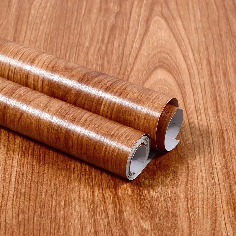 Self-Adhesive Wood Grain PVC Wall & Furniture Wrap