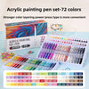 3D Embossed Acrylic Gel Pens - 6/144 Color Options