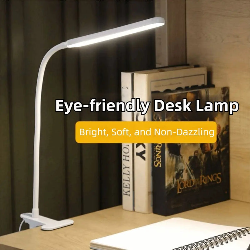Adjustable LED Desk Lamp with Clamp