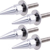 M6 License Plate Screw & Nut Set with 6-Point Thread Repair Tool
