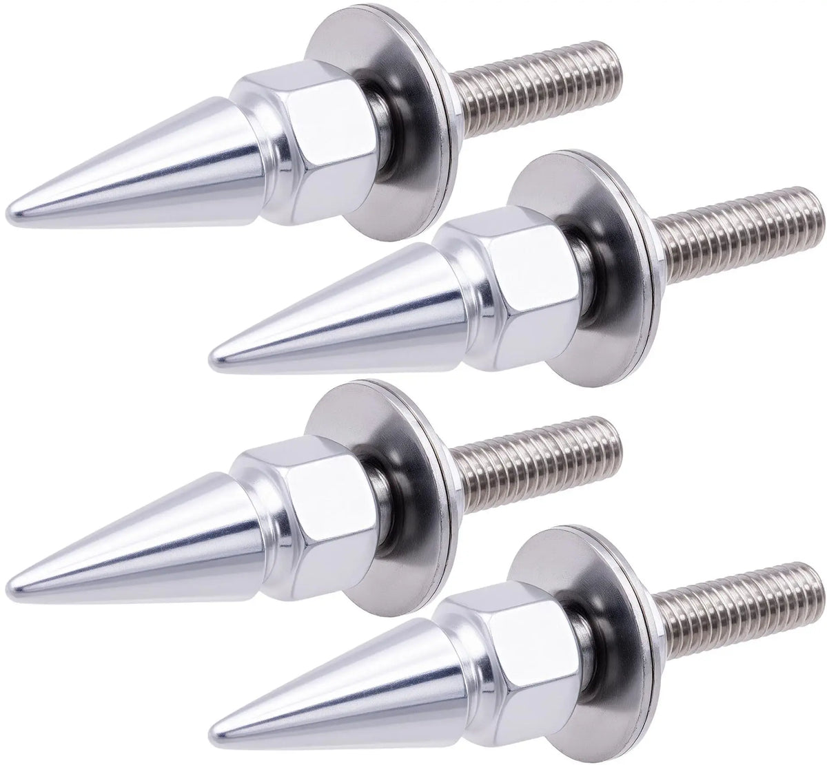 M6 License Plate Screw & Nut Set with 6-Point Thread Repair Tool