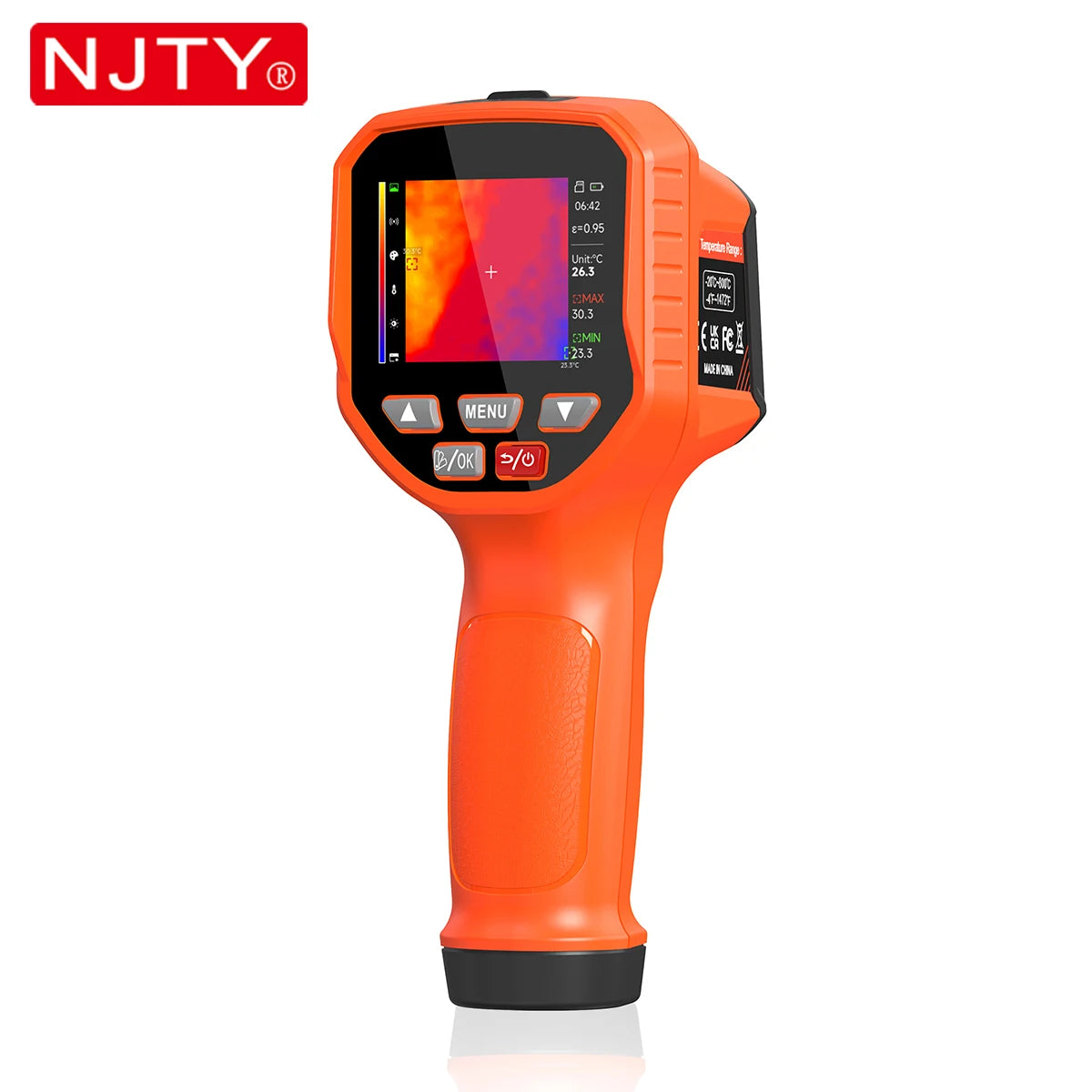 Handheld Infrared Thermal Imager with Dual-Light Fusion (Range -20°C to 800°C)