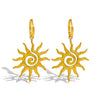 Spiral Sun Pendant Necklace