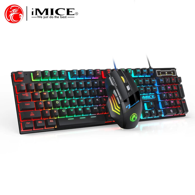 Combo Clavier et Souris de Jeu Rétroéclairé RGB