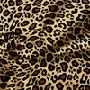 Dark Leopard Print Duvet Cover Set with Two Pillowcases