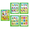 A set of six reusable magic water drawing books featuring various animals and numbers for children.