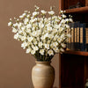 Artificial Plum Blossom Branches - Set of 5 for Elegant Home & Event Decor