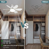 Modern LED Ceiling Fan Light with Remote Control
