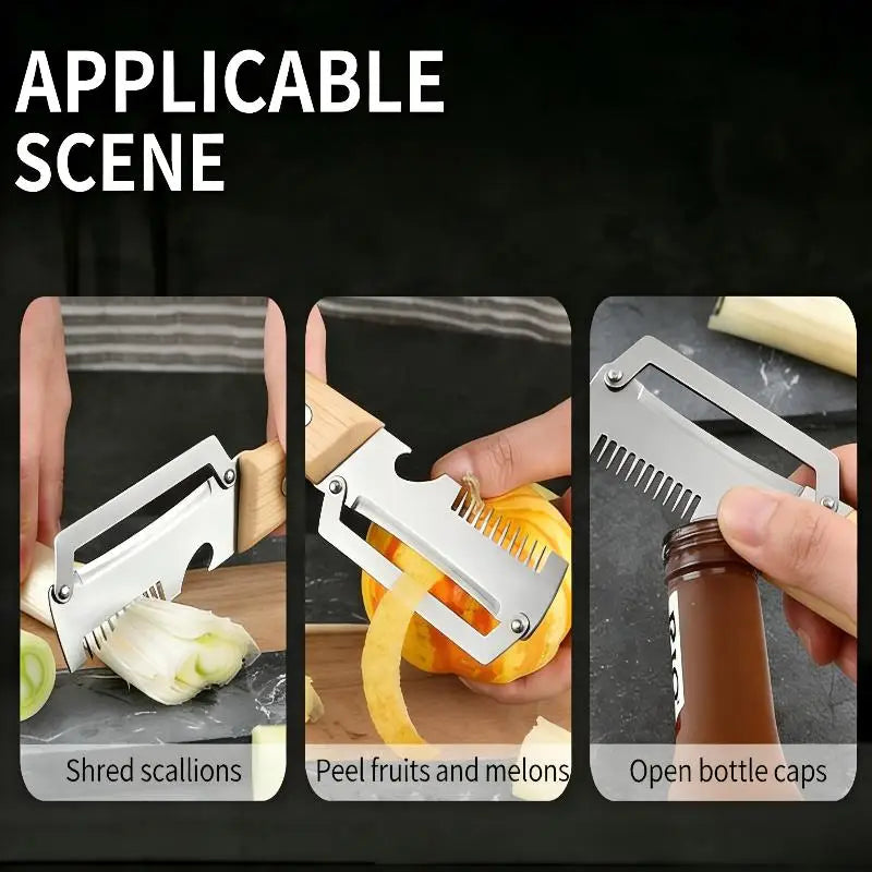 Multi-Functional Vegetable Peeler with Bottle Opener