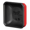 Black and red magnetic bin for tool storage with Milwaukee branding