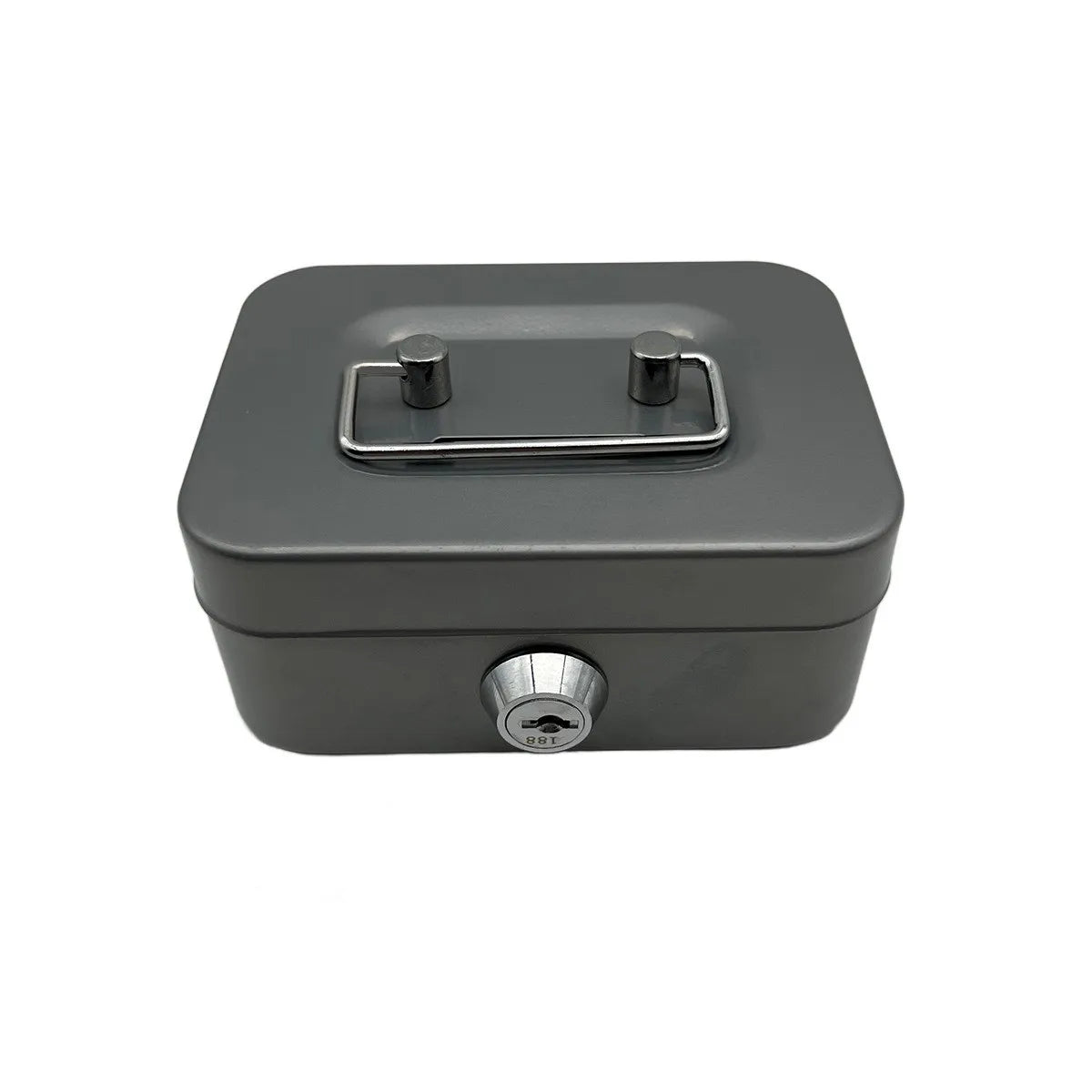 Lockable Piggy Bank with Key – Compact Coin & Key Storage Box