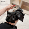 Crystal Bowknot Evening Clutch with Chain Strap