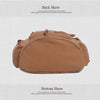 Vintage Canvas Backpack with Leather Accents – Large Capacity Travel & Laptop Bag