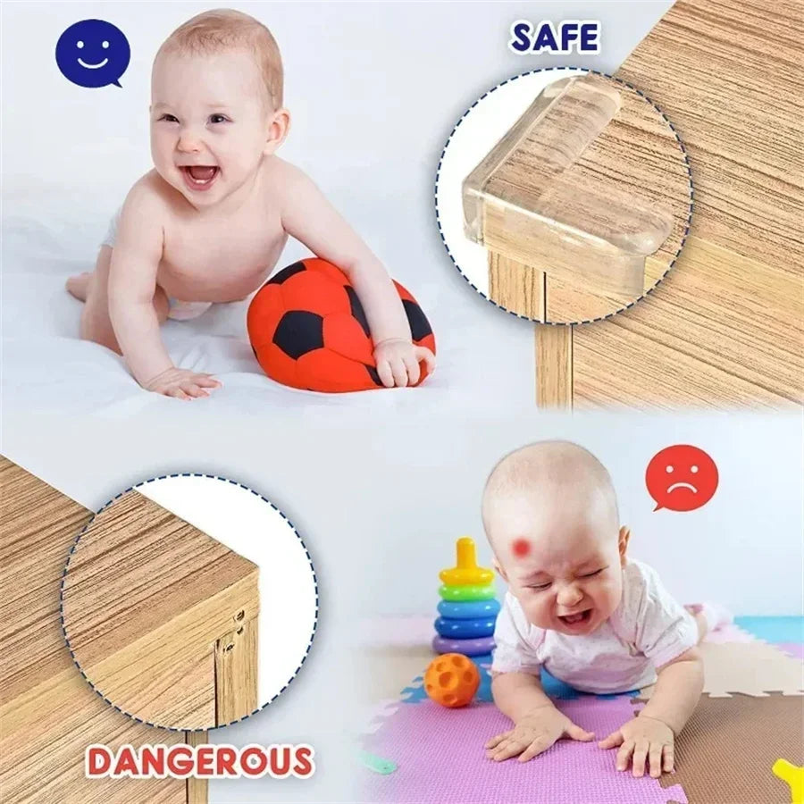 Clear Silicone Corner Guards for Baby Safety