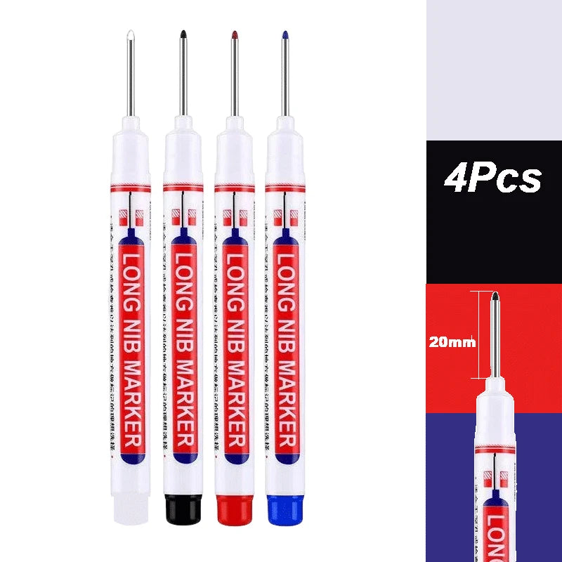 Waterproof Deep Hole Paint Markers for Metal & Woodworking