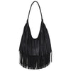 Bohemian Fringe Straw Tote Bag