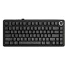 A black F75 HE Tri-Mode Wireless Magnetic Switch Mechanical Keyboard shown from the top view.