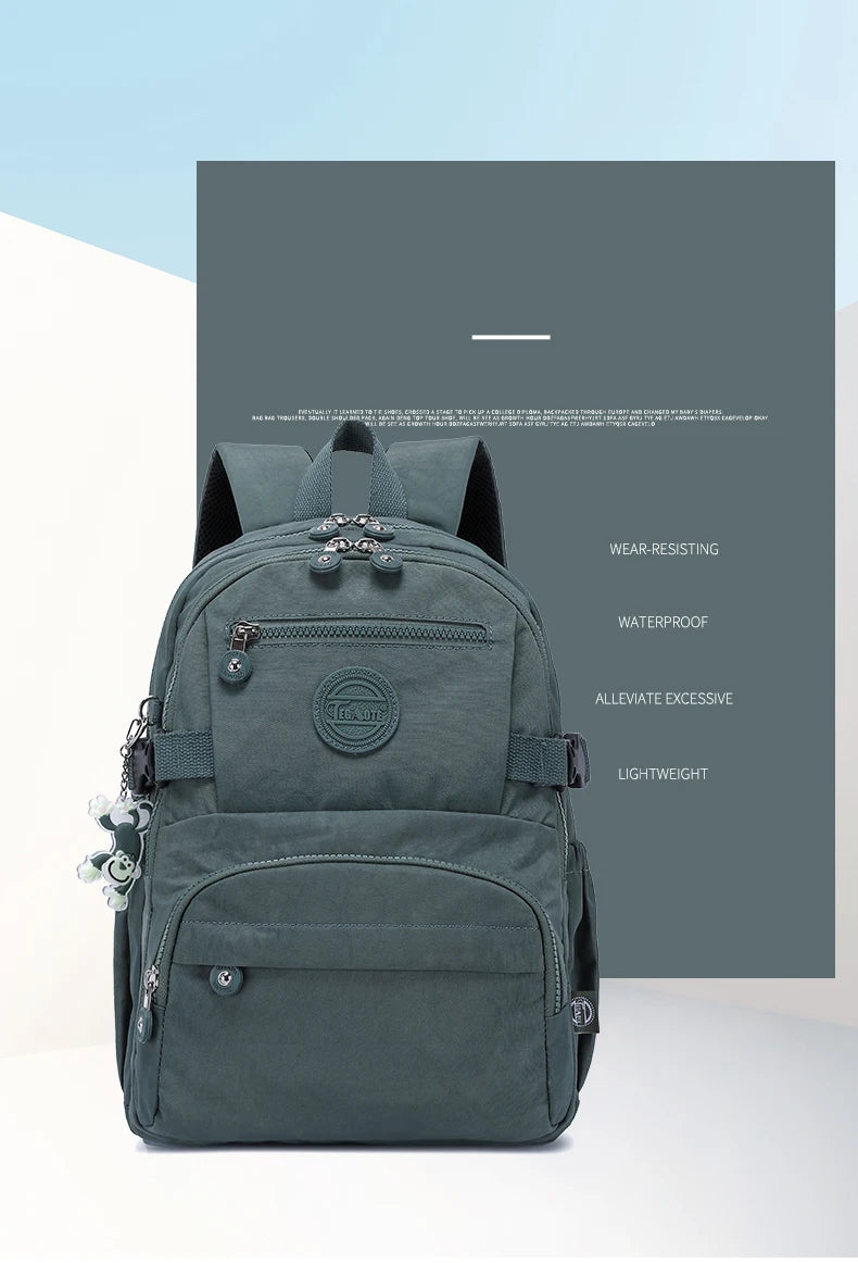 Water-Resistant Travel Backpack with Laptop Compartment