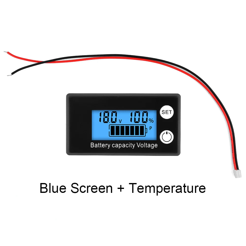 DC 8-100V Battery Capacity Indicator with LCD Display
