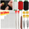 Sewing Needles Set with Large Eye and Threader Tool