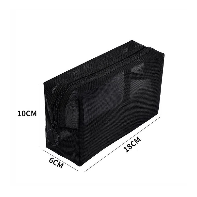 Clear Travel Toiletry Bag with Zipper