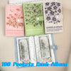 Flower-Print Cash Budget Planner with 100 Pockets