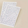 Multifarbene Strass-Gesichtschmuck