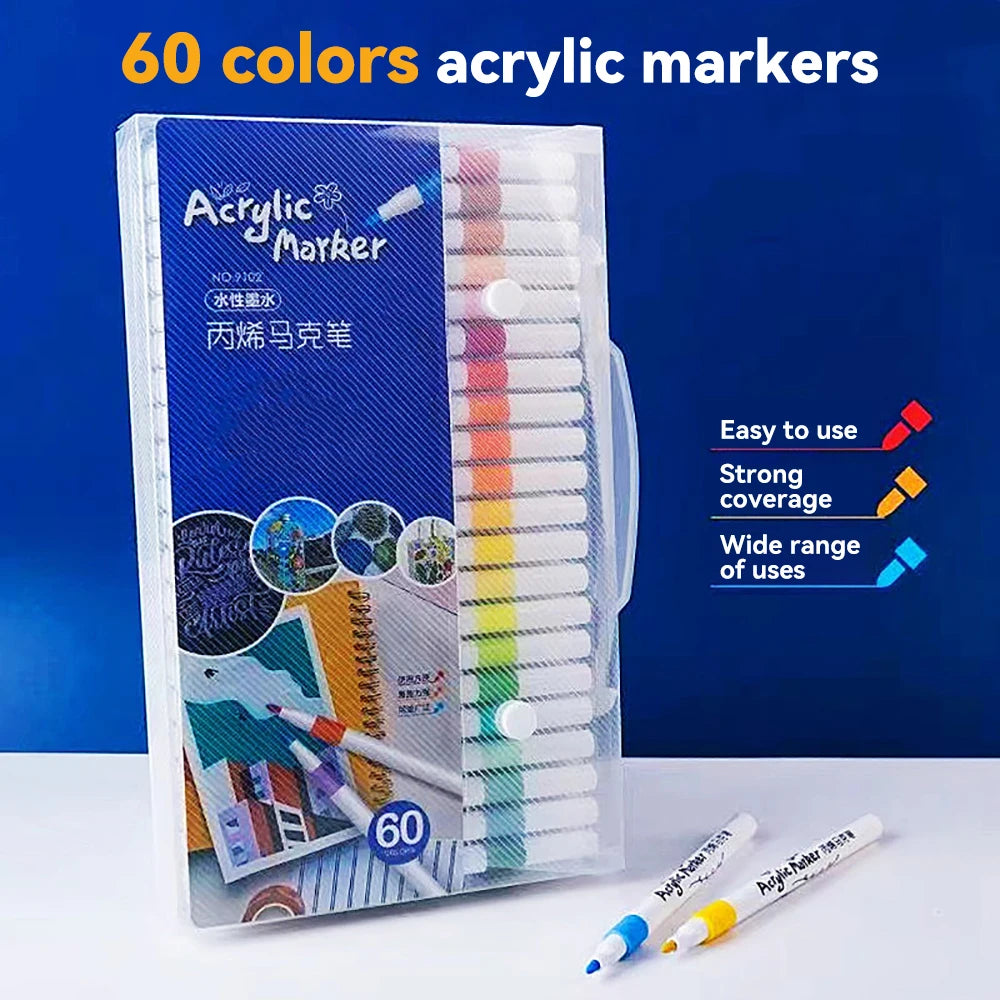 Professional Acrylic Paint Marker Set