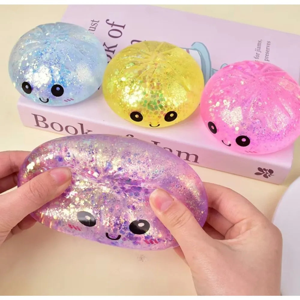 Glitter Dumpling Squishy Stress Ball