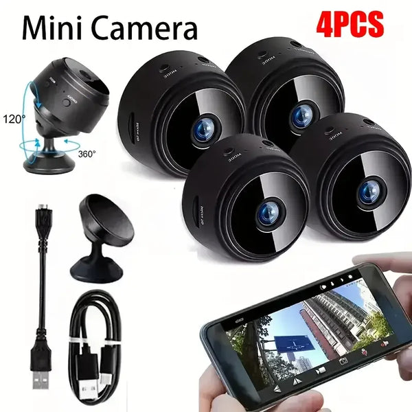 Mini WiFi Security Camera with Motion Detection