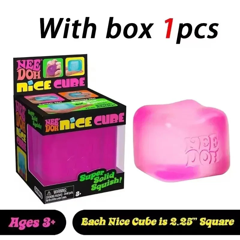 NeeDoh® Solid Cube Sensory Squeeze Toy