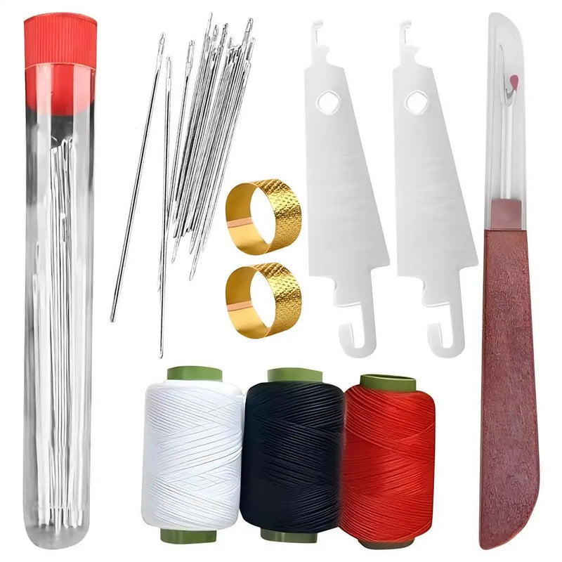 Portable Bamboo Sewing Kit - 37 Piece Travel Repair Set