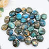 Natural Blue Labradorite Palm Stone