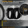 Ultra-thick microfiber shoe washing bags with 2.5 cm cushioning protecting shoes during wash and tumble dry