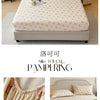Floral 100% Cotton Fitted Sheet with Elastic Edges