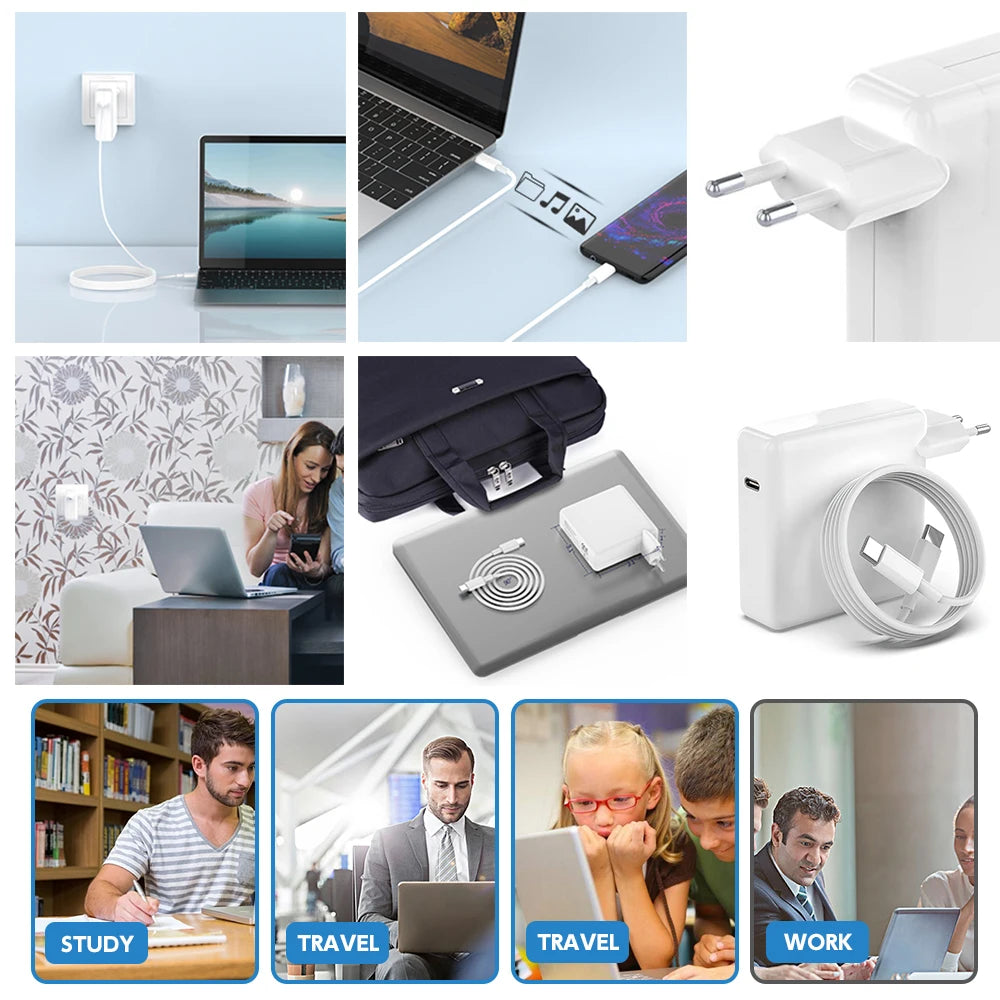 USB-C Power Adapter for MacBook Pro (61W / 87W / 96W / 118W)