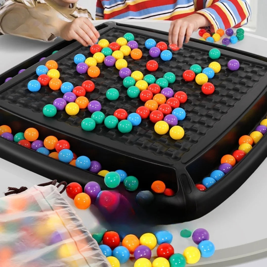 Rainbow Ball Elimination Board Game for Family Fun