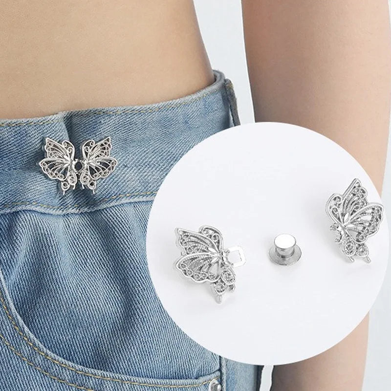 Butterfly Adjustable Waist Clip for Jeans and Skirts