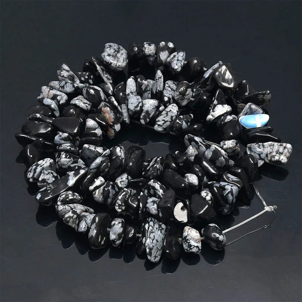 Natural Stone Beads Strand for Jewelry Making – Irregular Crystal Agate Chips