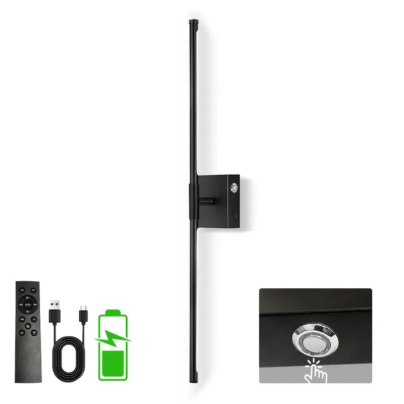 Rechargeable LED Wall Sconce with Remote Control and Dimmable Settings