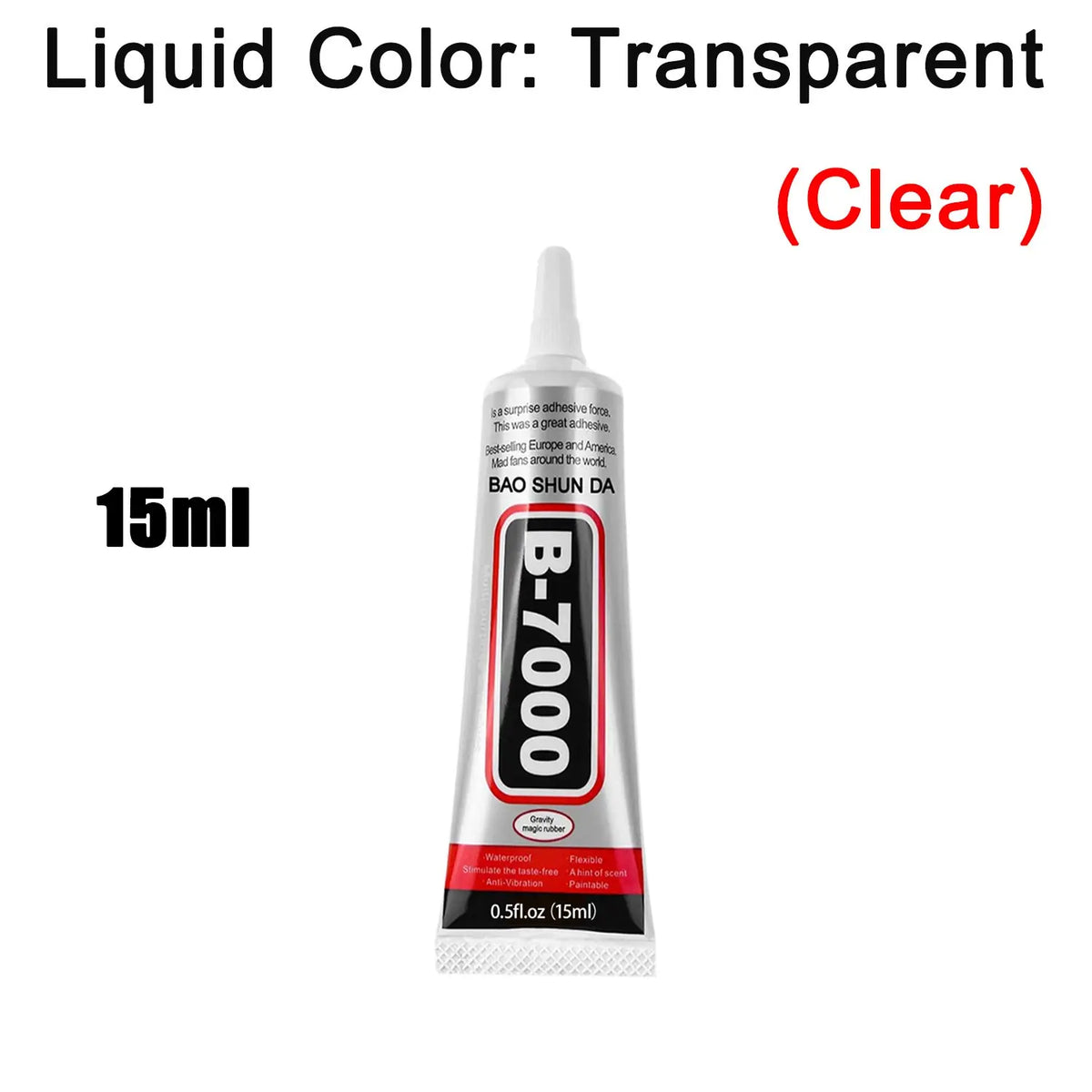 Premium Clear Jewelry Glue for Stones, Gems & Repairs