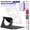 Acrylic back cover magnetic detachable case for Kindle new with various color options