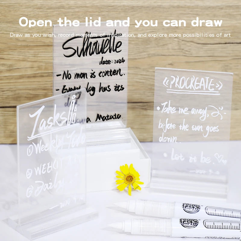 White Acrylic Paint Marker Pens