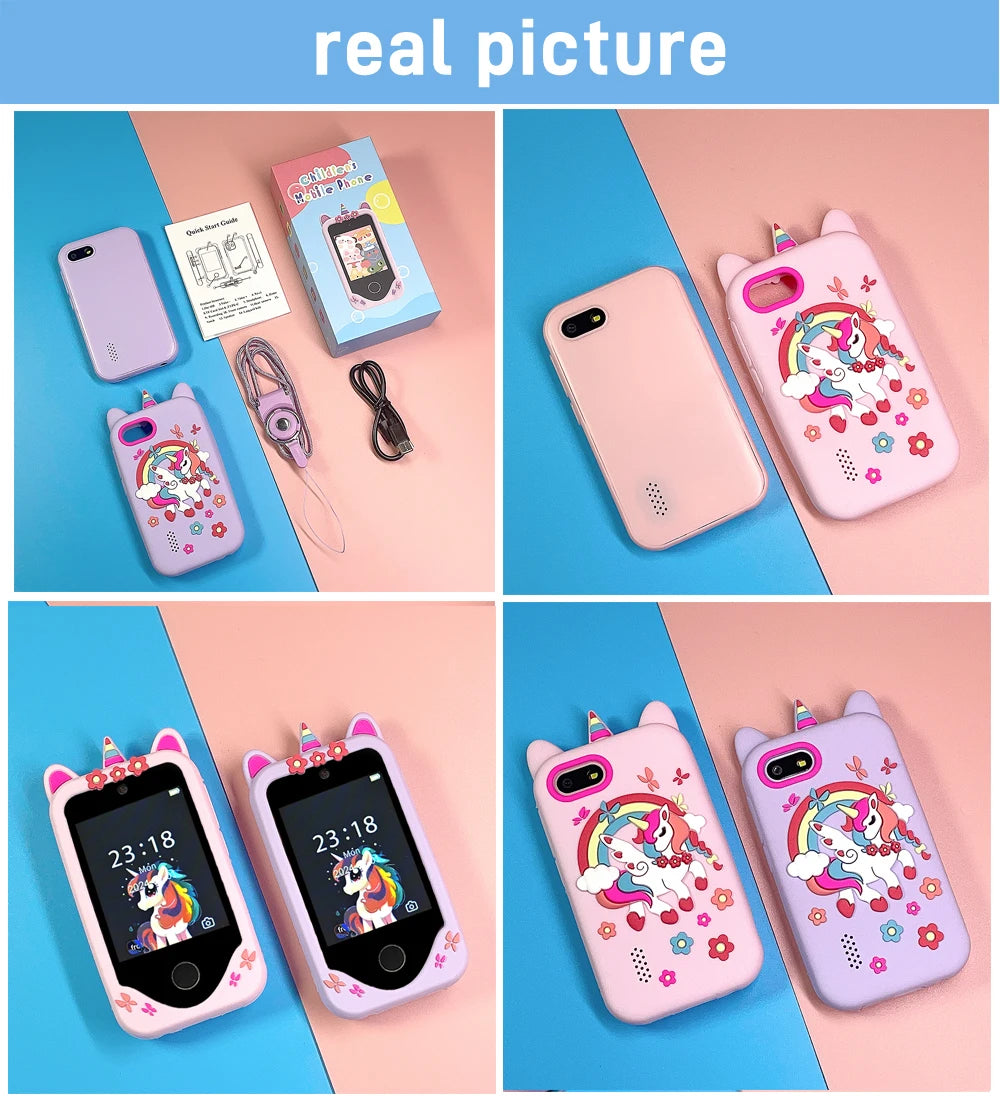 Kids Touchscreen Learning Phone with Games and Music