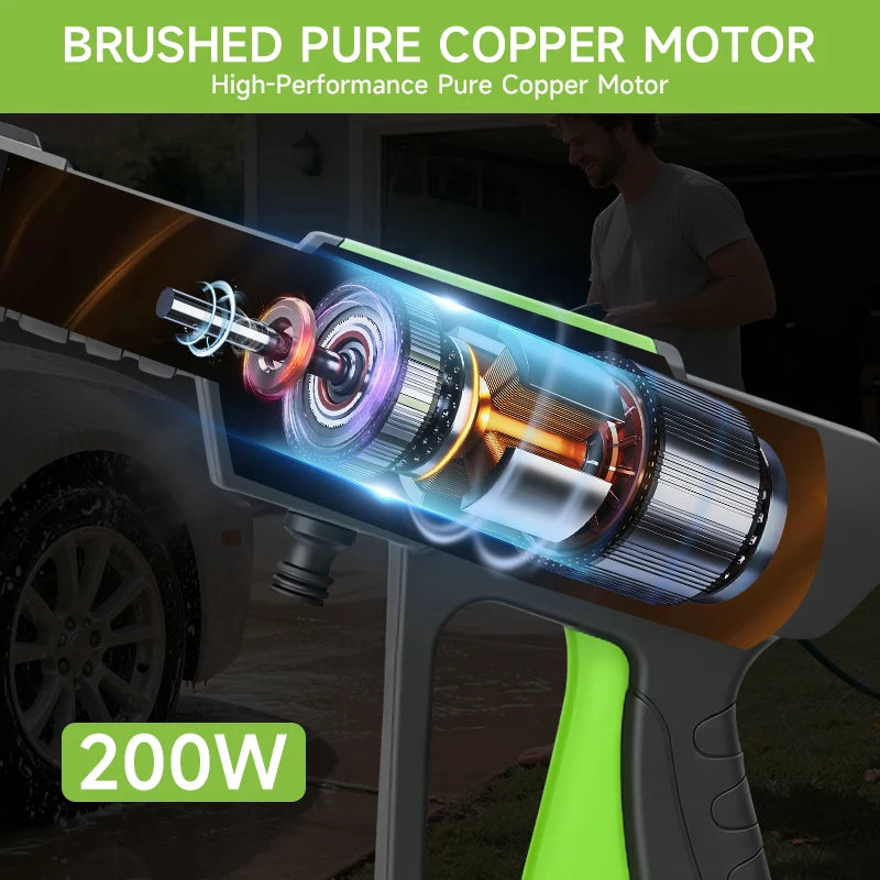 Cordless Portable Pressure Washer - 1450 PSI