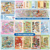 10-in-1 3D Cartoon Desktop Organizer Sticker Pack for Scrapbooking and DIY
