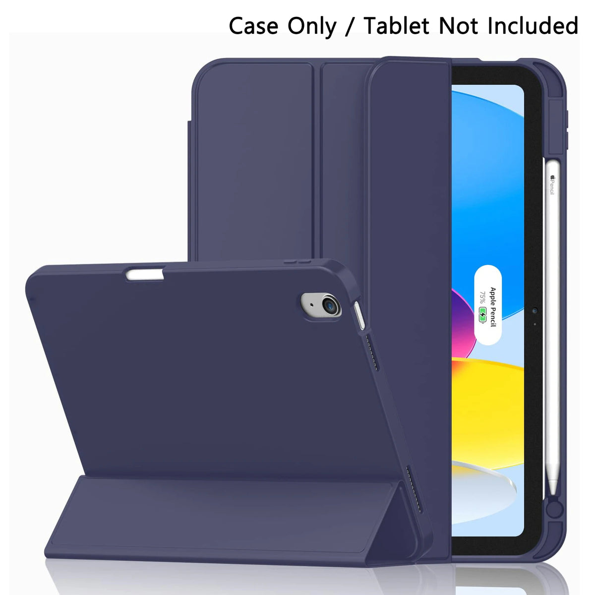 Premium Faux Leather iPad Case with Pencil Holder
