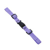 Purple and black adjustable backpack chest strap