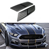 Ford Mustang Hood Air Outlet Vents - ABS Carbon Look