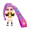 Anime Demon Hunters Girls Keychain Set with Tiger Charm
